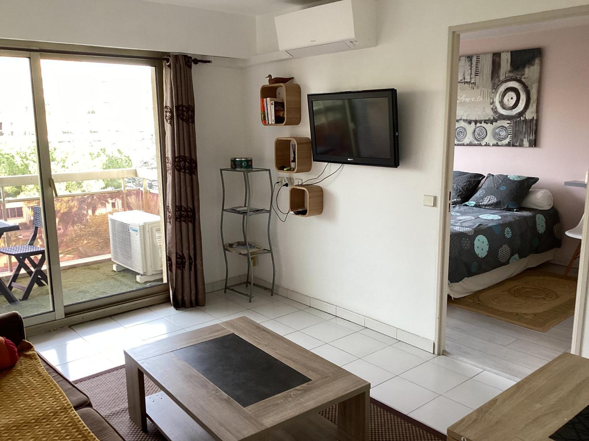 Appartement 2 Pieces Meubles A Juan Les Pins Antibes Bagian luar foto