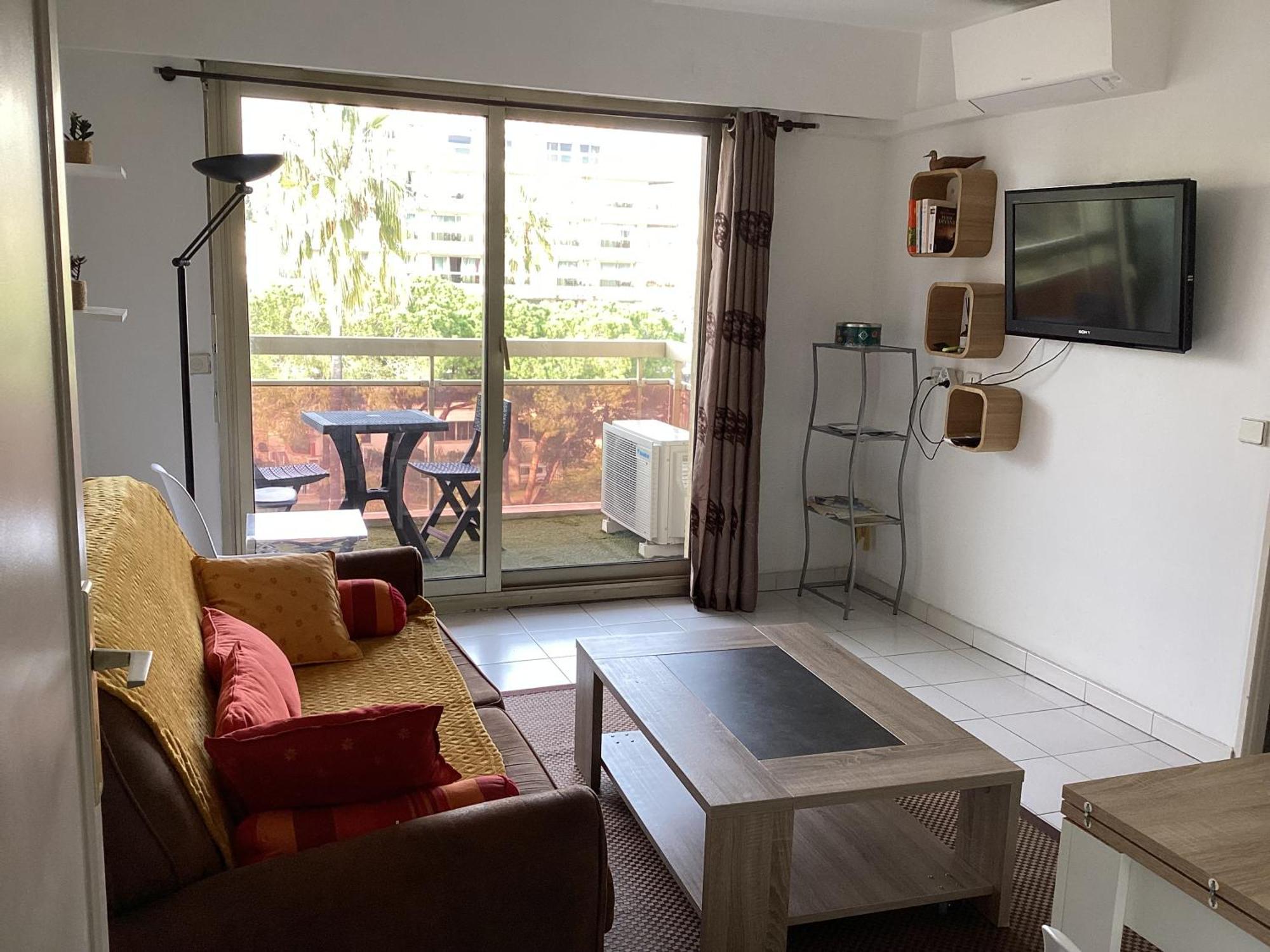Appartement 2 Pieces Meubles A Juan Les Pins Antibes Bagian luar foto